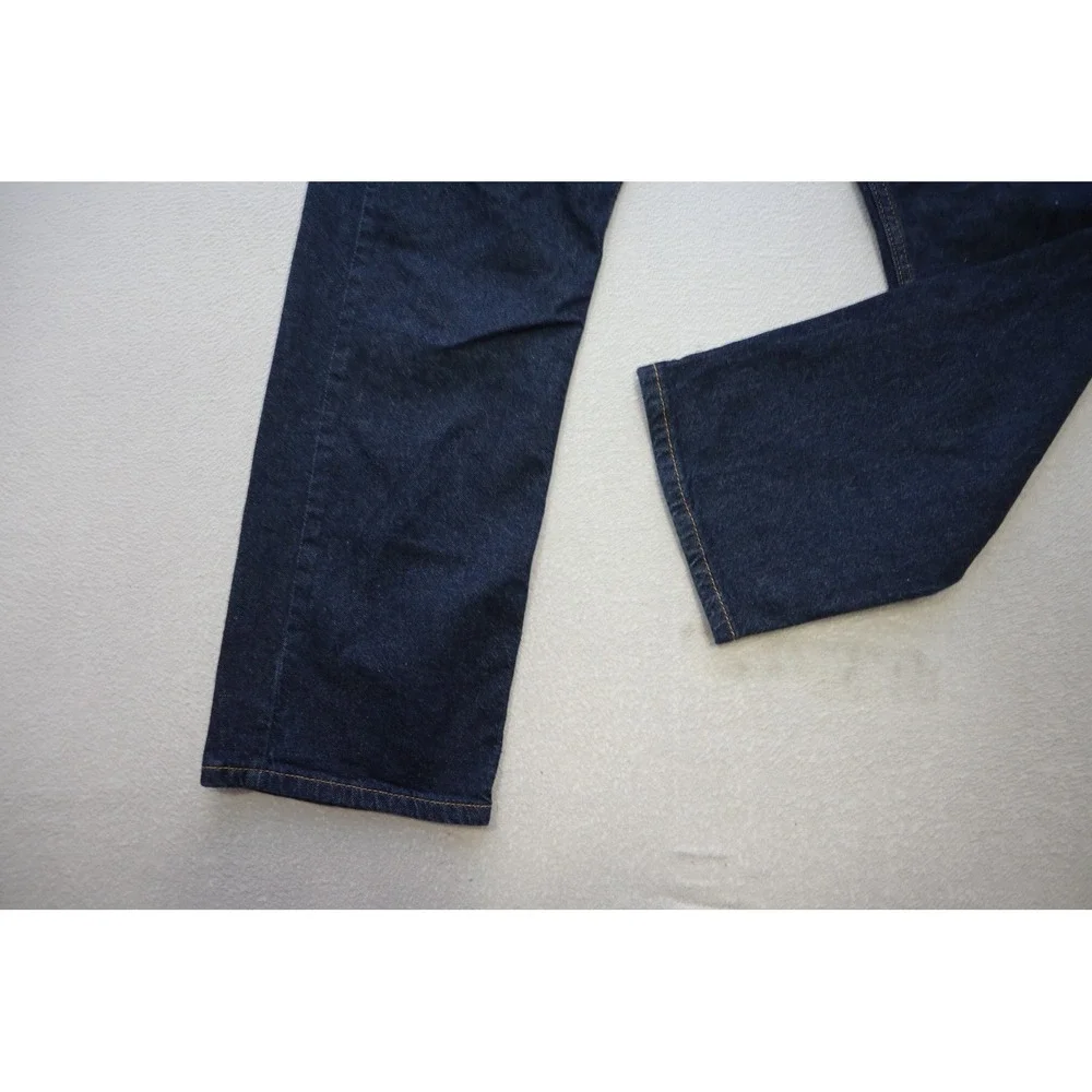 Levi's 505 Regular Fit Men 33x30 Dark Blue Straight Leg Stretch Jeans Excellent